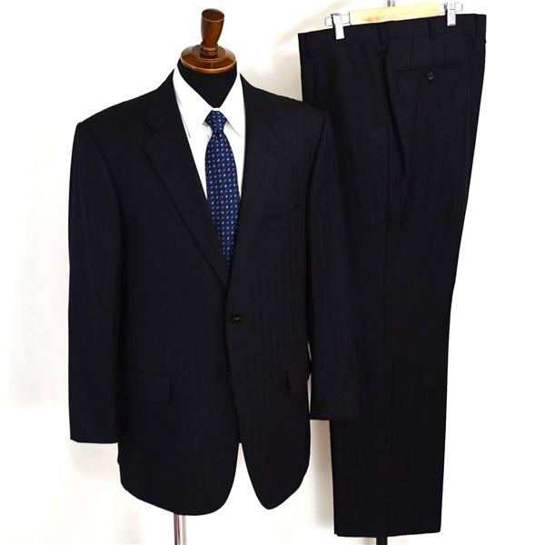 MASIMO plus 伊製 エルメネジルドゼニア生地 2つボタン シングルスーツ XL BB6 ブ...