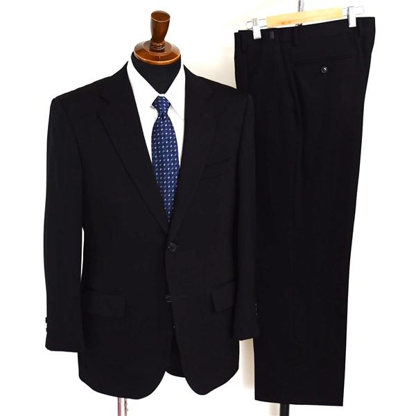 リーガル 2つボタン シングルスーツ M AB4 ブラック 黒 ワンタック アジャスター付 ブラック...