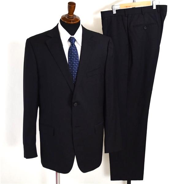 エルメネジルドゼニア Z ZegnaCity 2つボタン シングルスーツ XL A9 ブラック スト...