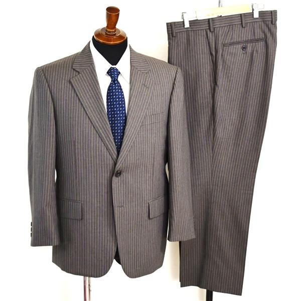 美品 JamesAnderson 2パンツ 2つボタン シングルスーツ M AB4 ダークグレー ス...