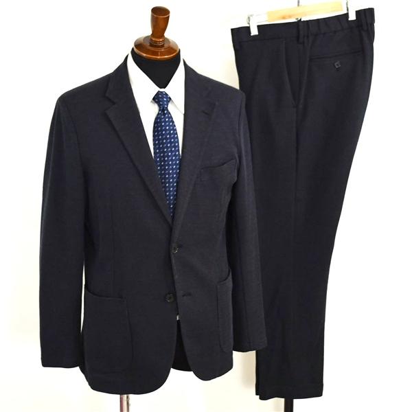 マッキントッシュ フィロソフィー 2つボタン シングルスーツ L Y7 ダークネイビー ノータック ...