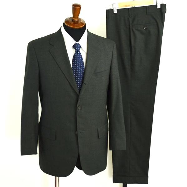 Kent VAN JACKET INC 段返り 3つボタン シングルスーツ S A3 ダークカーキ ...