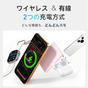 モバイルバッテリー 8000mAh ワイヤレス...の詳細画像5
