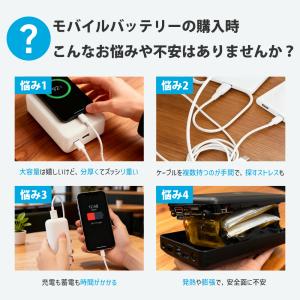 モバイルバッテリー 大容量 小型 22800m...の詳細画像3