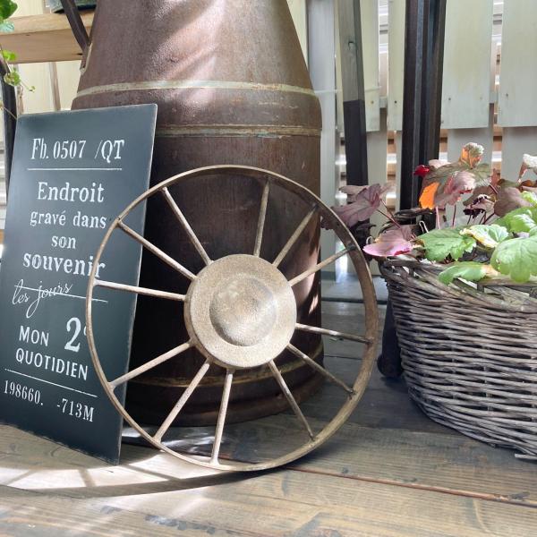 車輪 ガーデニング アイアン ホイール ガーデンウィール 雑貨 ガーデン オーナメント オブジェ 置...