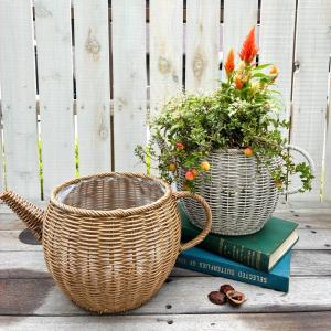 植木鉢 かご バスケット カゴ プランター 鉢カバー 花 寄せ植え 北欧
