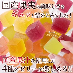 4種の国産果汁 ペクチンゼリー 500g 即納...の詳細画像1