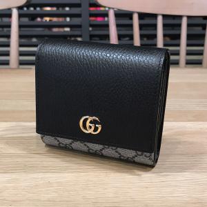 極美品‼️ GUCCI グッチ GGスプリーム ホースビット 折り財布 新品未使用】グッチ ホースビット GGスプリーム 1955 コンパクト財布