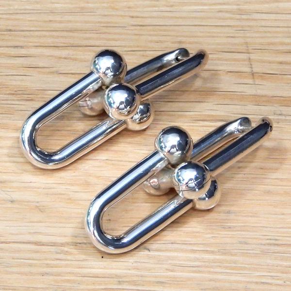 【超美品】ティファニー ハードウェア エクストララージ リンク ピアス シルバー SV925 600...