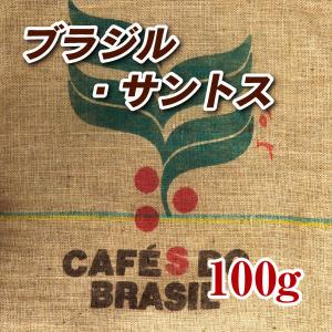 ブラジル・サントス 100g 焙煎コーヒー豆 ゆうパケット発送※日時指定できません