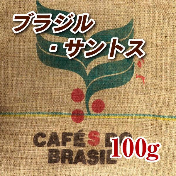 ブラジル・サントス 100g 焙煎コーヒー豆 ゆうパケット発送※日時指定できません