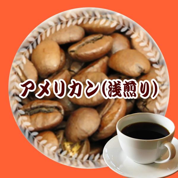 浅煎りコーヒー豆アメリカン・ブレンド-250g （メール便）