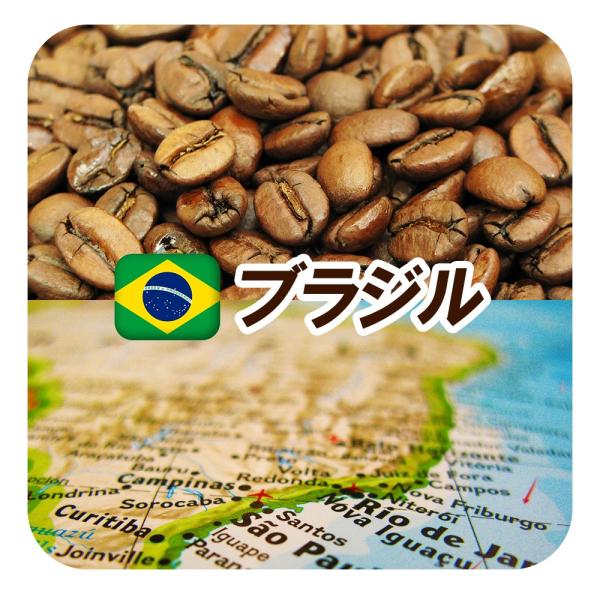 コーヒー豆  ブラジル・サントス・No.2・スクリーン18M 中深煎り200ｇメール便