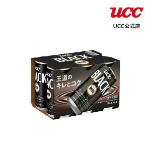 UCC ユーシーシー ブラック (UCC BLACK) 無糖 缶 185g×6本｜coffeestyleucc