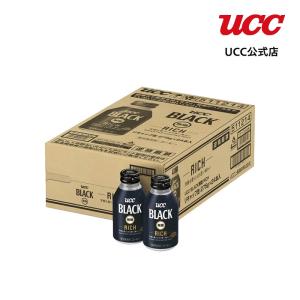【アウトレット】UCC ユーシーシー ブラック (UCC BLACK) 無糖 RICH リキャップ缶 275g×24本【訳あり】