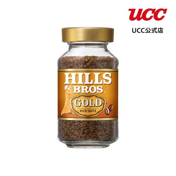 UCC ヒルス(HILLS)  ゴールド 瓶 インスタントコーヒー 90g