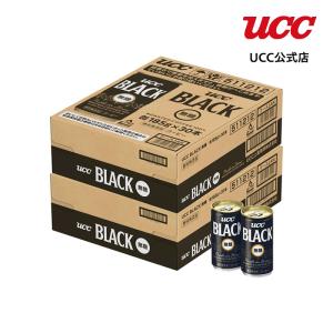 【アウトレット】UCC BLACK無糖 缶 185g ×60本 (30本×2箱)【訳あり】｜coffeestyleucc