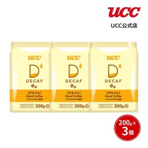 UCC デカフェ ブラジル100% AP 600g(200g×3個) レギュラーコーヒー（豆）｜coffeestyleucc