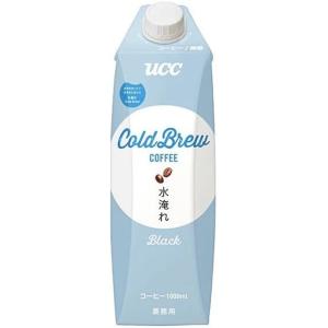 UCC 水淹れアイスコーヒー 無糖　業務用　1000ml Cold Brew×12(1ケース)