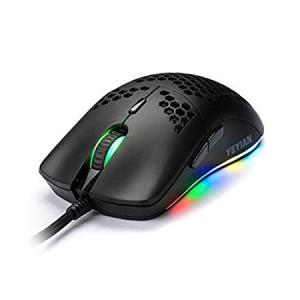 YEYIAN Link Ergonomic 16.8M RGB Optical Laser Gaming Mouse with Honeycomb S好評販売中