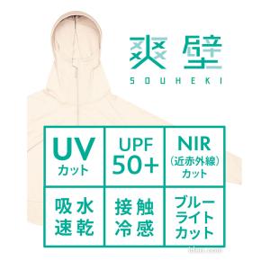 UVパーカー レディース フェイスガード付き ...の詳細画像1