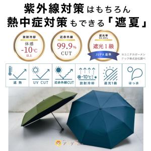 日傘 完全遮光 折りたたみ 8本骨 マットの日...の詳細画像3