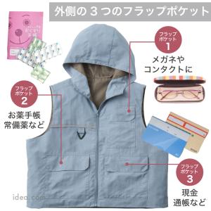 防災ベスト 避難ベスト 着る防災 手ぶら避難 ...の詳細画像4