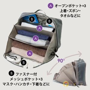 旅行用収納ポーチ 圧縮袋 トラベルポーチ トラ...の詳細画像5