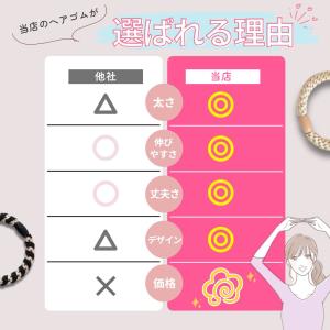 ロープヘアゴム 太め 1本99円 大人カラー ...の詳細画像2