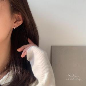 フープピアス リング シルバー925 アレルギ...の詳細画像5