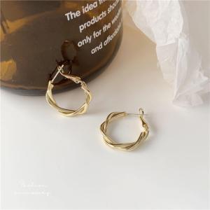 フープピアス アンティーク ゴールド シルバー...の詳細画像3