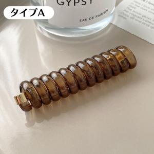 コイルポニー スパイラルヘアリング ぐるぐる ...の詳細画像1