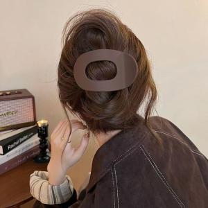 バンスクリップ ヘアクリップ 横開き マットカ...の詳細画像1