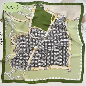 スカーフ バッグスカーフ ストール シルク風 ...の詳細画像3