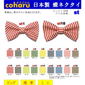蝶ネクタイ ボウタイ bowtie ストライプ メンズ 子供 キッズ