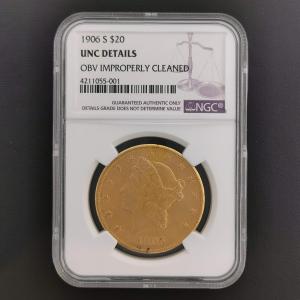 龍一圓銀貨 明治29年 NGC UNC-D 鑑定済み 一圓銀貨 銀貨 日本古銭 日本明治29年龍銀一圓（NGC-UNC)-錢幣, 興趣及遊戲, 收藏品及