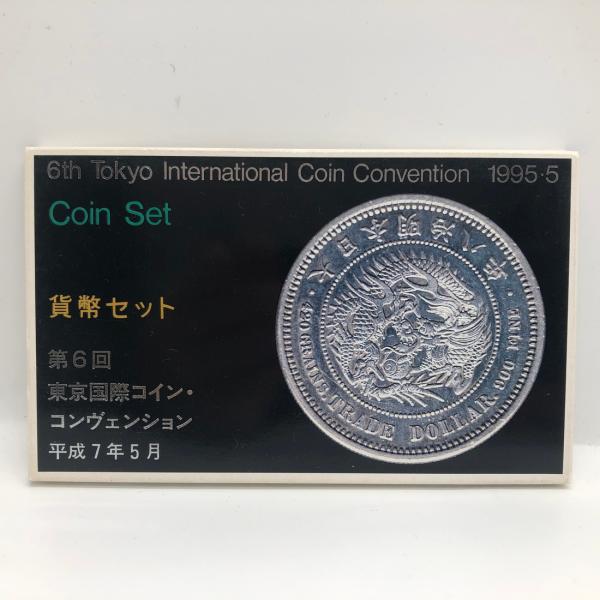 第6回東京国際コイン・コンヴェンション 貨幣セット 平成7年（1995年） 純銀 メダル入り 記念硬...