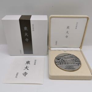 国宝章牌「東大寺」造幣局 記念メダル（純銀製） 銀メダル 記念コイン