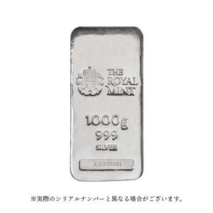 ☆即納追跡可☆ イギリス 銀の延べ板 1キロ(...の詳細画像2
