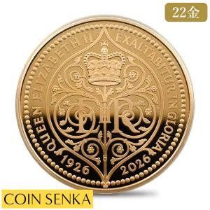 ☆即納追跡可☆イギリス 2026 チャールズ3世 エリザベス2世生誕100周年記念 プルーフ金貨 未鑑定 箱付き