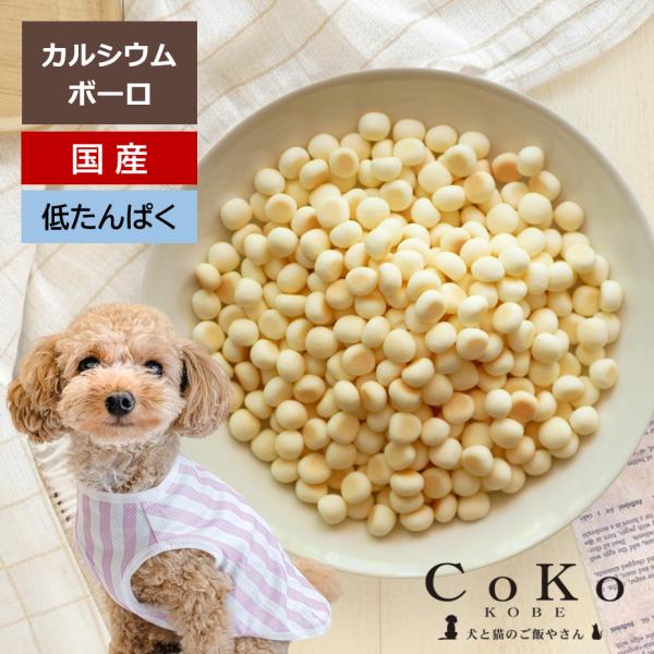 CoKoオリジナル 犬おやつ 無添加 国産 カルシウムボーロミニ(90g) Calcium bolo...