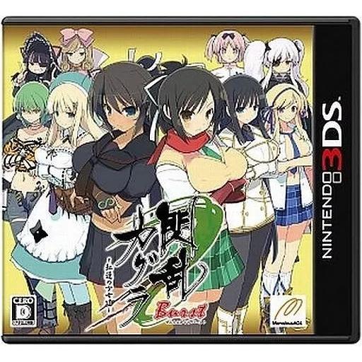 閃乱カグラBurst -紅蓮の少女達- Nintendo 3DS ゲームソフト 任天堂 ニンテンドー...