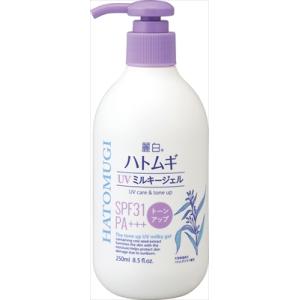 麗白　ハトムギ　トーンアップＵＶミルキージェル　ＳＰＦ３１　ＰＡ＋＋＋　ポンプタイプ　２５０ＭＬ