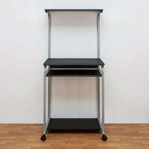 棚付き PC DESK 60 BK/NAの詳細画像1