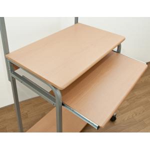 棚付き PC DESK 60 BK/NAの詳細画像4