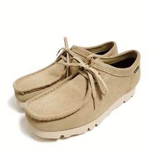 Clarks デッキシューズ ベージュ　gore-tex Clarks / Wallabee GORE-TEX(R)（約23.5～24.5cm）（モカシン/デッキ