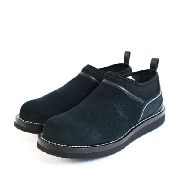 スイコック スエードシューズ SGY03 メンズ レディース ローカット スリッポン ブラック OG...