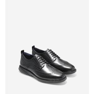 コールハーン Colehaan メンズ シューズ 靴 オックスフォード グランドエボリューション ショートウィング mens C26306 ブラック / ブラック｜colehaan