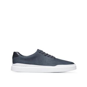 コールハーン Colehaan メンズ シューズ オックスフォード グランドプロ ラリー レーザー カット スニーカー mens C31422 ネイビー インク ヌバック