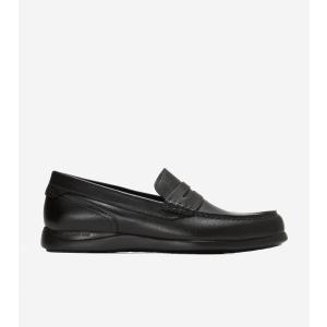 コールハーン Colehaan アウトレット メンズ シューズ ローファー & ドライバー グランドアトランティックペニーローファー mens C34846 ブラック｜colehaan